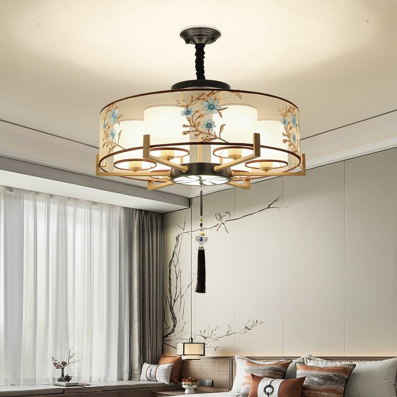 新中式吊灯客厅主灯卧室中国风复古禅意酒店餐厅茶楼包间餐饮灯具,淘宝优惠券,粉丝福利购,淘宝优惠卷