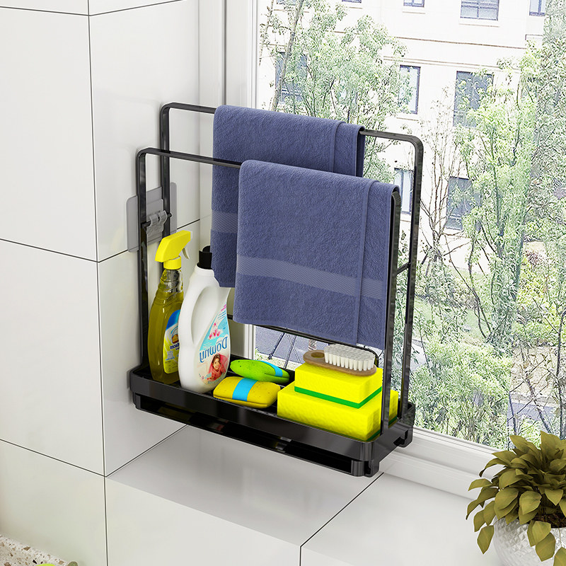 厨房抹布置物架洗碗布沥水架收纳各种神器水槽篮窗台毛巾台面壁挂,淘宝优惠券,粉丝福利购,淘宝优惠卷