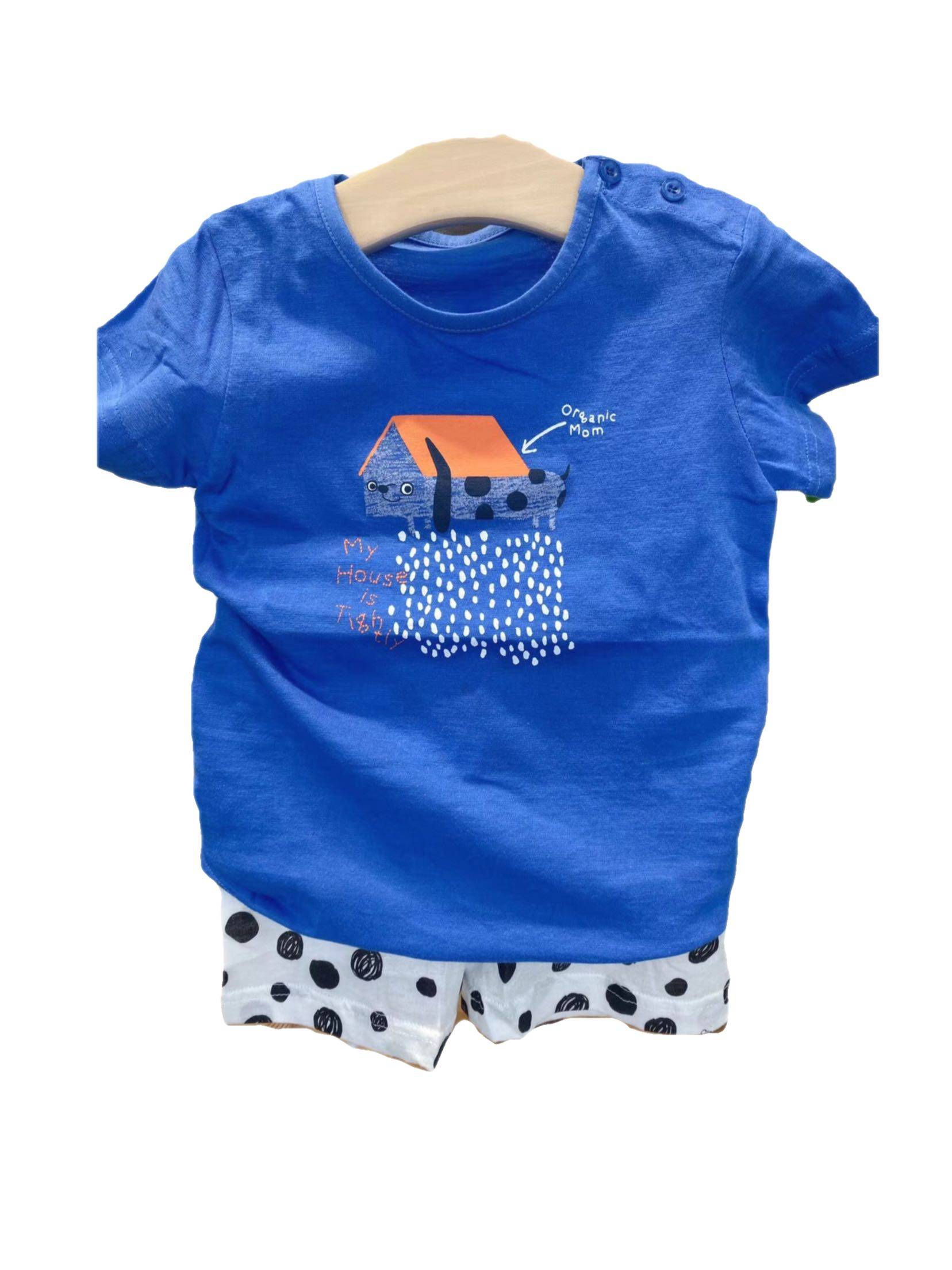 韩国中小童装 夏新款男女童宝宝卡通满印短袖家居服睡衣 套装,淘宝优惠券,粉丝福利购,淘宝优惠卷