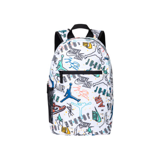 JORDAN正品双肩包男女学生书包大容量AJ运动休闲包背包印花电脑包