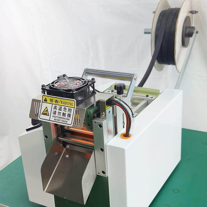 编织网管切管机塑胶套管硅胶管热切尼龙编织网管裁切机自动切带机 - 图1