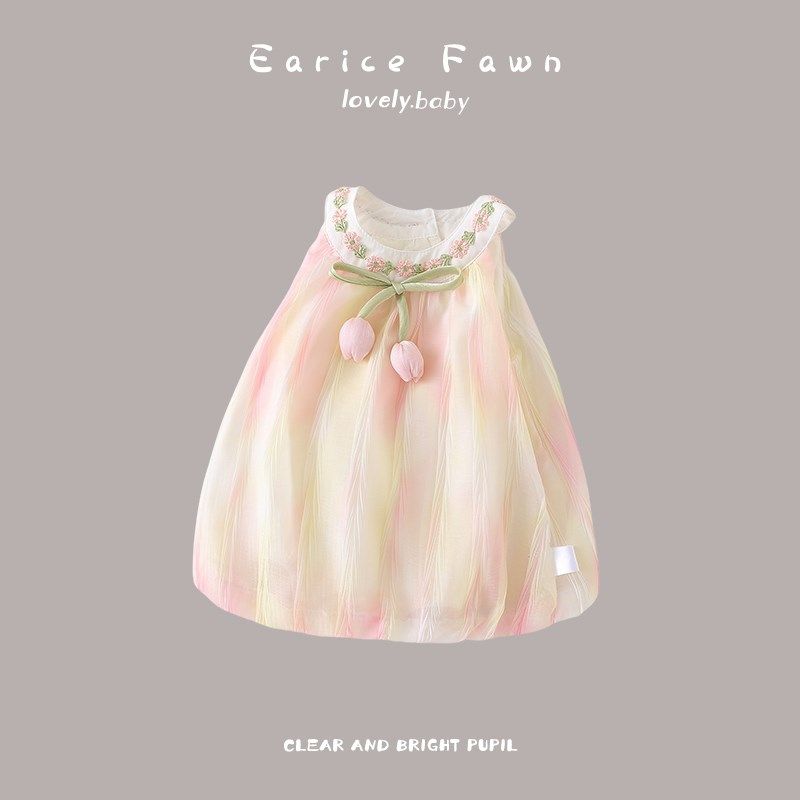 婴儿夏季薄款包屁裙哈p衣女宝宝可爱洋气爬爬服满月百天外穿连体,淘宝优惠券,粉丝福利购,淘宝优惠卷