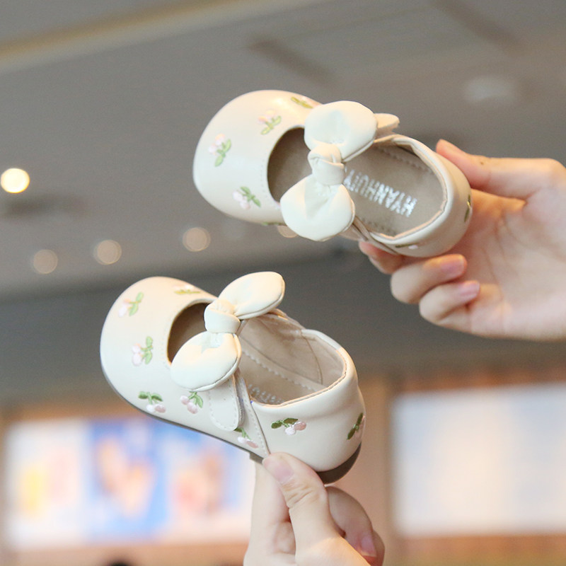 春秋季新款女宝宝鞋子0一1-2岁小童公主L皮鞋婴儿鞋防滑软底学步,淘宝优惠券,粉丝福利购,淘宝优惠卷