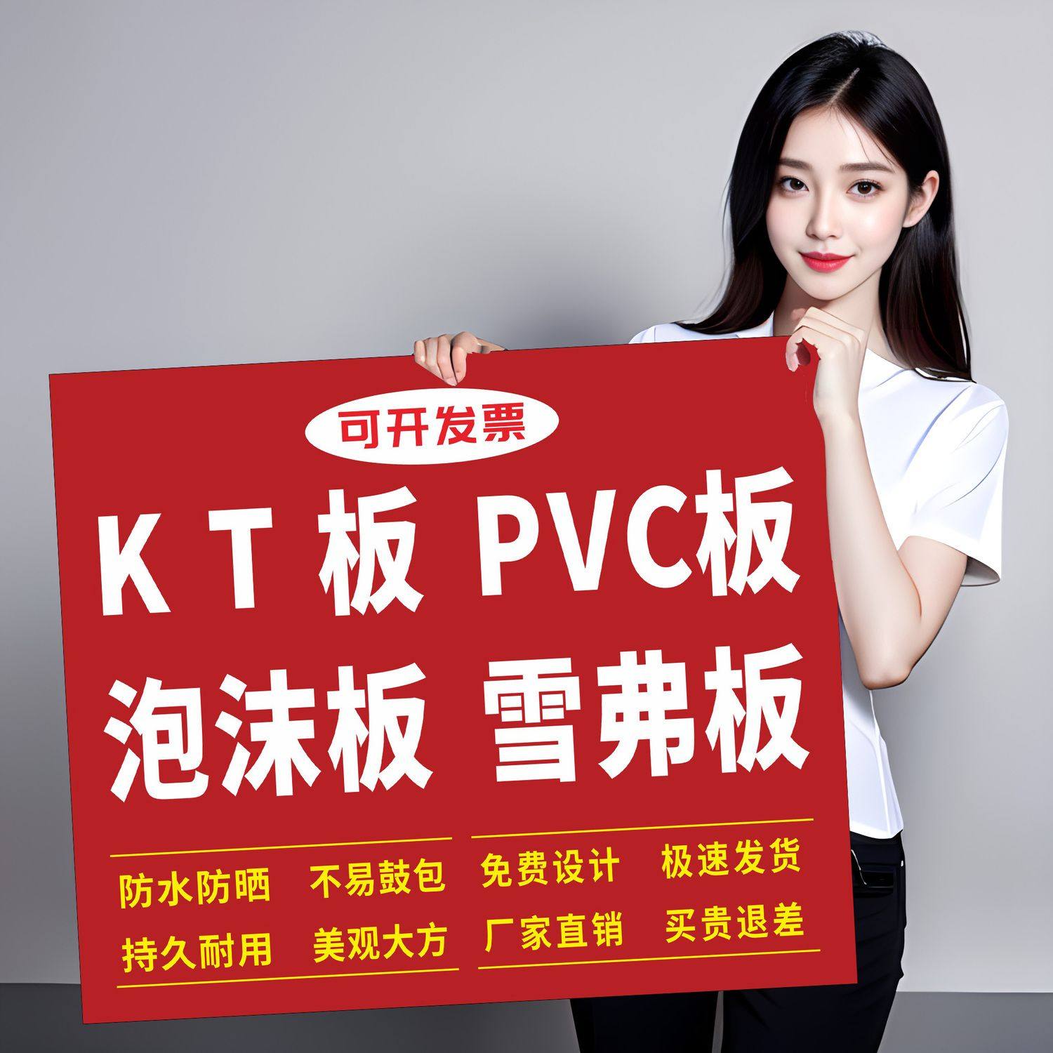 KT板定制广告PVC板制作立牌雪弗板泡沫板婚礼展板制度牌贴纸海报,淘宝优惠券,粉丝福利购,淘宝优惠卷