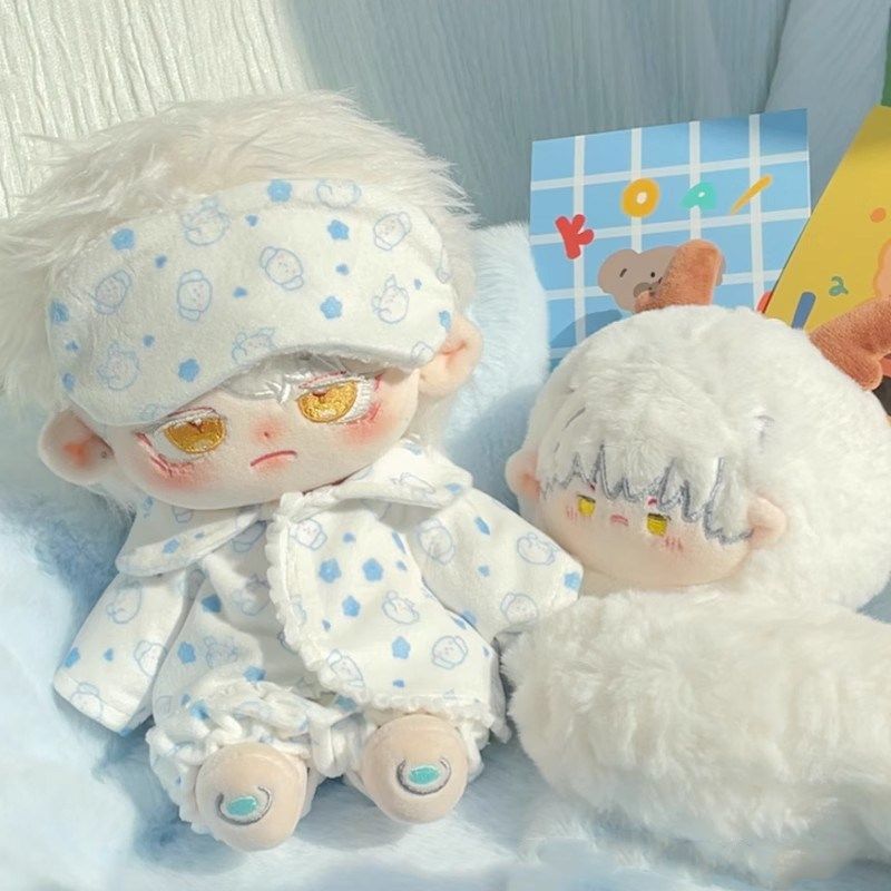 10cm20cm40cm娃衣棉花娃娃衣服男女款日常睡衣卡通动物可爱风娃衣,淘宝优惠券,粉丝福利购,淘宝优惠卷