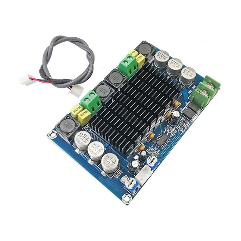 TPA3116D2数字功放板双声道150W*2大功率双芯片带前级放大DC12-26 - 图3