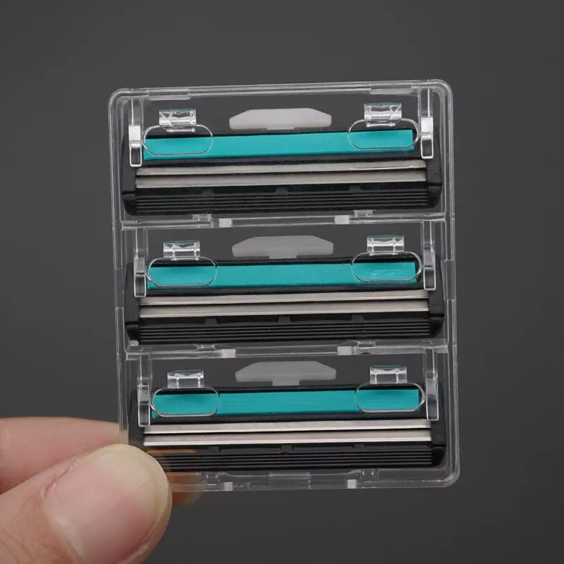 Men's universal razor manual 2-ply blades