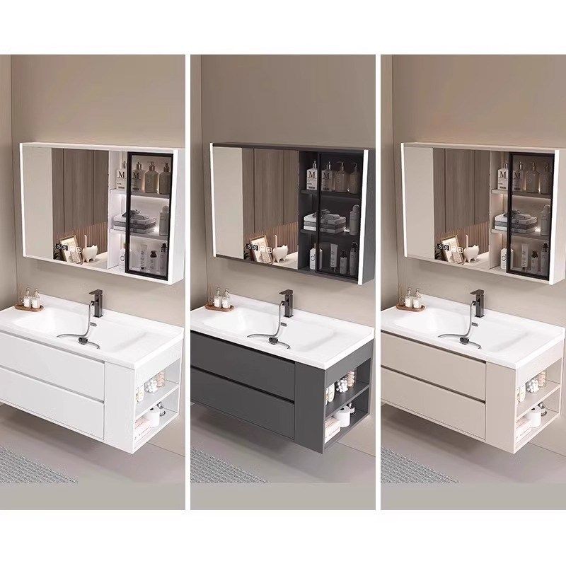 新款现代简约风浴室柜陶瓷一体盆卫生间洗手盆柜组合洗手台,淘宝优惠券,粉丝福利购,淘宝优惠卷