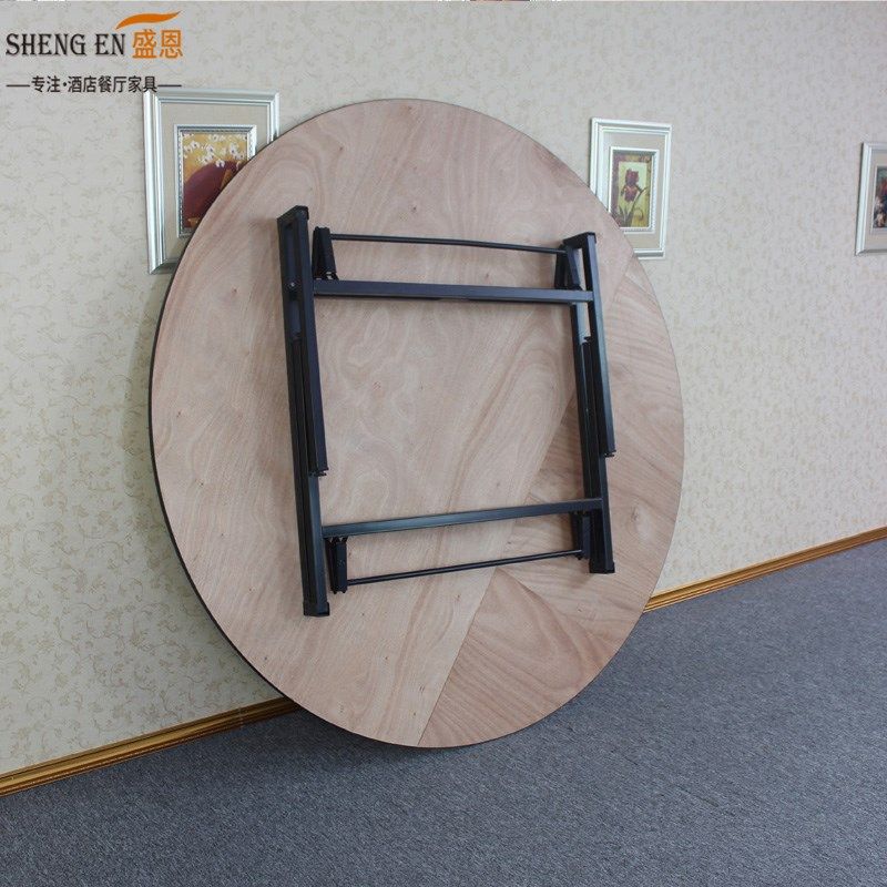 圆桌酒店折叠圆桌酒店宴会桌饭店餐桌餐厅圆桌pvc圆桌桌子木桌子,淘宝优惠券,粉丝福利购,淘宝优惠卷