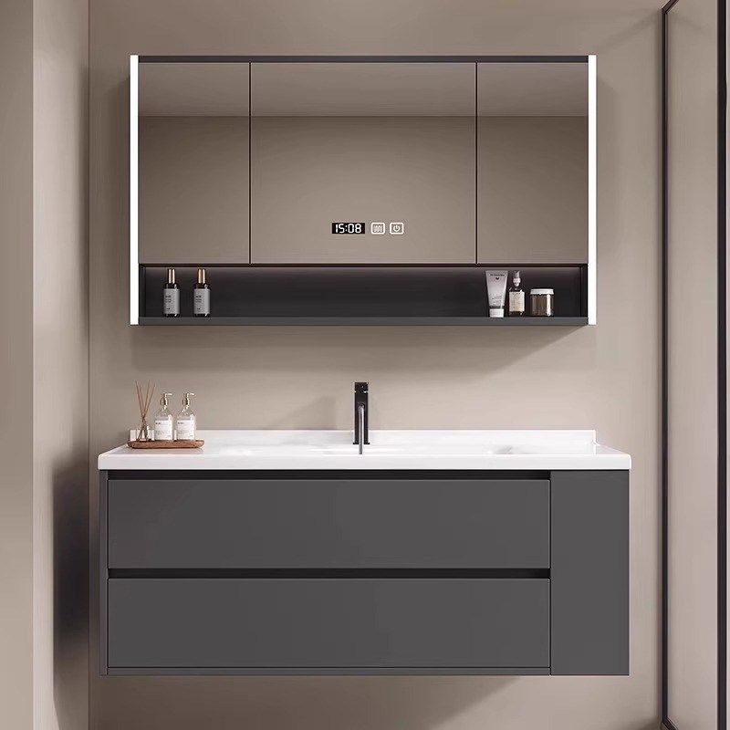 新款现代简约风浴室柜陶瓷一体盆卫生间洗手盆柜组合洗手台,淘宝优惠券,粉丝福利购,淘宝优惠卷