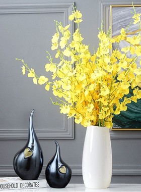 家居饰品现代简约北欧轻奢风v客厅鞋电视柜酒柜玄关工艺品装饰摆