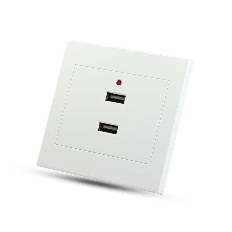 暗明装两位低压12V-24V-36vusb插座面板二孔USB轮船汽房车充电5伏 - 图3