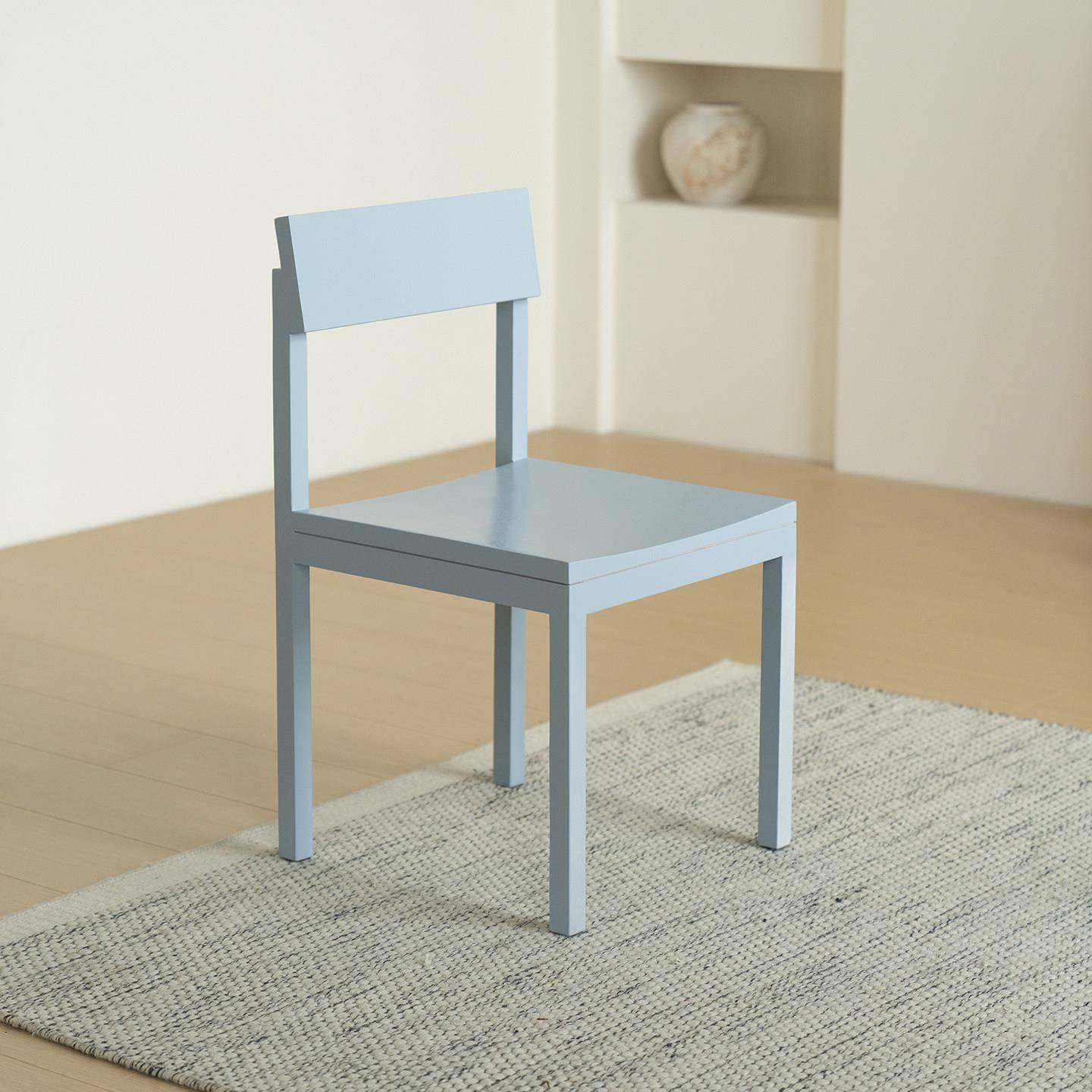 美之趣 设计师家用简约实木餐椅韩风椅子淡蓝色ins餐桌椅黄色,淘宝优惠券,粉丝福利购,淘宝优惠卷