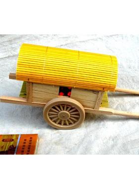 农家乐供应木制微型马车、马、车模型、古车装饰装饰物及天棚