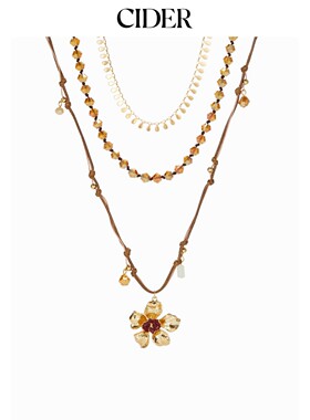 CIDER2026春季新品花朵吊坠串珠多层手链115079180