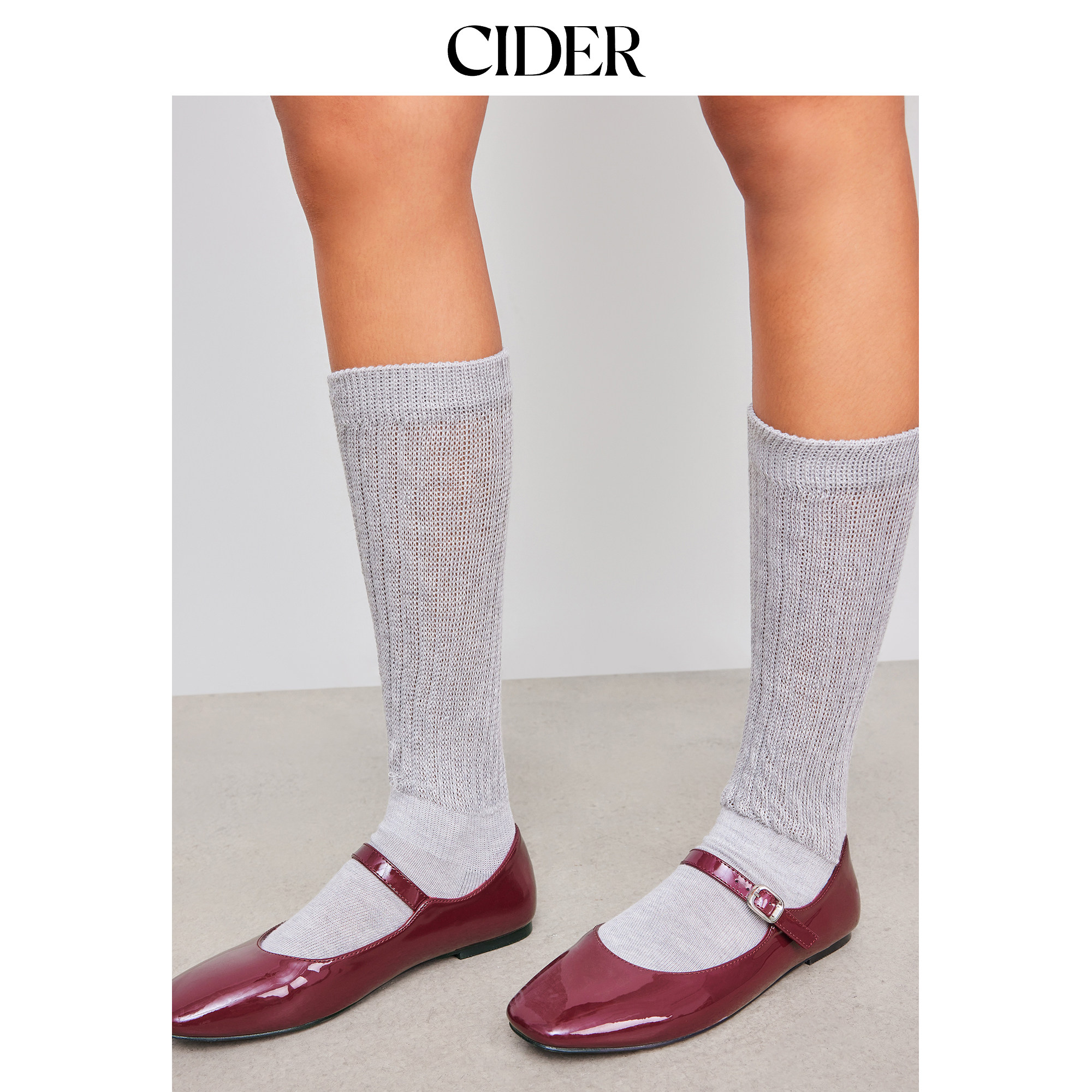 CIDER 秋冬新品女装仿漆皮玛丽珍平底鞋 109729331,淘宝优惠券,粉丝福利购,淘宝优惠卷