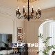 Magician's original black swan candle chandelier high-end style