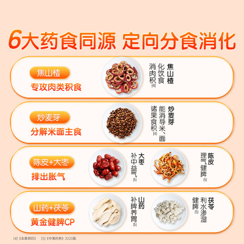 哈药三精养润山楂麦芽口服液儿童液体化积助消化宝宝正品10支装 - 图2