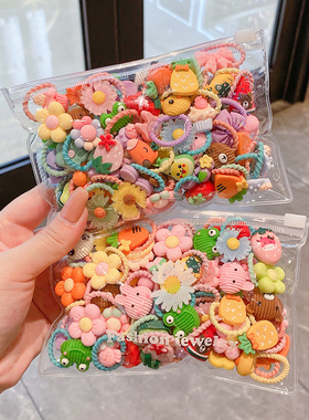 儿童发饰可爱发圈小橡皮筋不伤发小号宝宝皮筋女扎头头绳发绳头饰