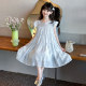 Girls' new 2025 summer children's mid-large children's internet celebrity fashionable Korean sweet girl Feifeisle sleeve princess dress Girls' new 2025 summer children's mid-large children's internet celebrity fashionable Korean sweet girl Feifeisle sleeve princess dress