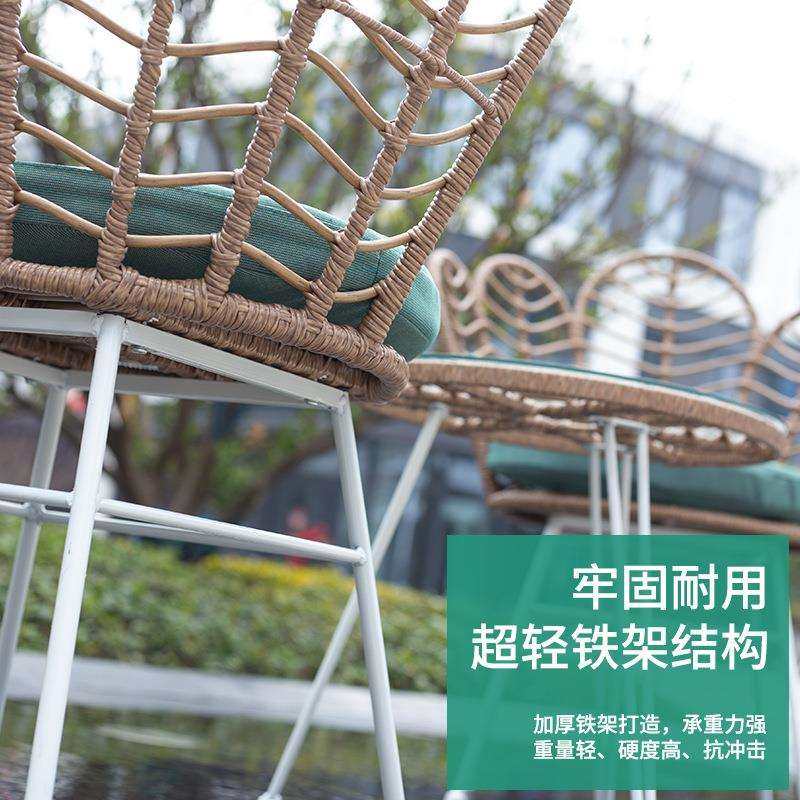 简易沙发北欧休闲天然藤编户外靠背藤椅组合阳台户外家具,淘宝优惠券,粉丝福利购,淘宝优惠卷