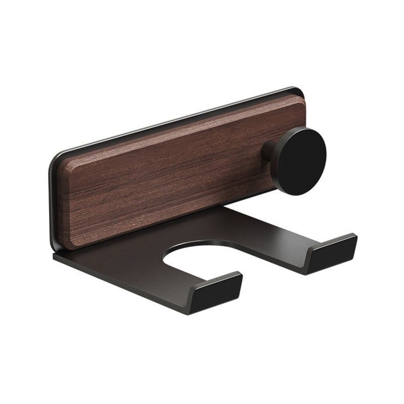 胡桃木吹风机置物架卫生间浴室免打孔电吹风挂架收纳架壁挂支架,淘宝优惠券,粉丝福利购,淘宝优惠卷