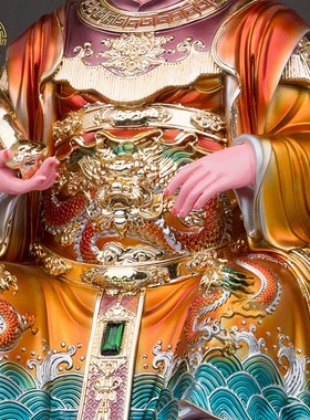 妈祖娘娘树脂佛像湄洲海神天妃高档家居人物供奉祝福中式客厅摆件