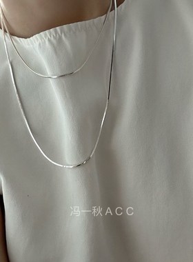 98厘米长款项链素蛇骨链项链女毛衣链百搭饰品项链2024新款爆款