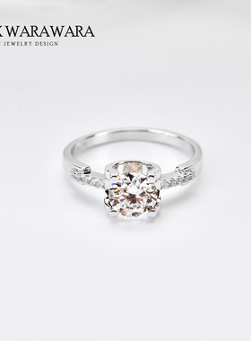 BOXWARAWARA设计莫桑钻女款戒指