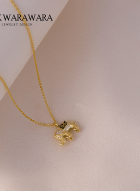 小象项链小众设计感高级轻奢女