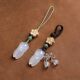 Do you know the ice chalcedony jade cicada cicada chain lanyard short pendant pendant men's U disk car keychain exquisite women