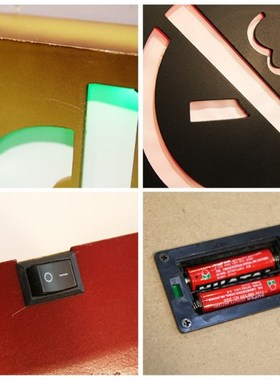 欢迎牌铁牌墙饰店铺餐厅酒吧装饰壁饰霓虹灯led墙面装饰品门牌