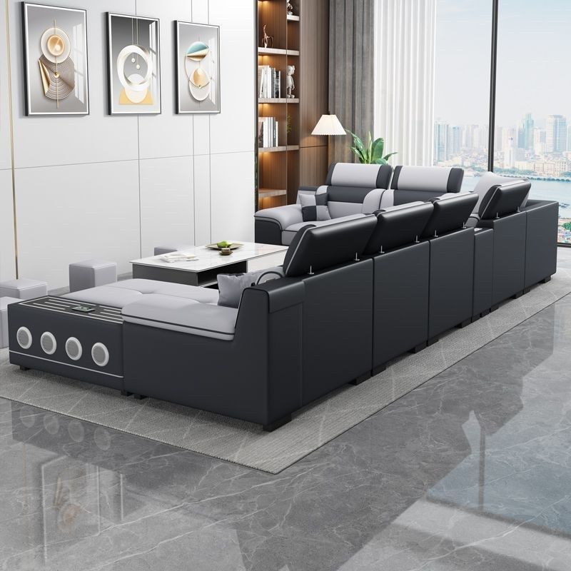 沙发客厅2024新款免洗猫抓科技皮布沙发组合大小户型乳胶转角家具,淘宝优惠券,粉丝福利购,淘宝优惠卷