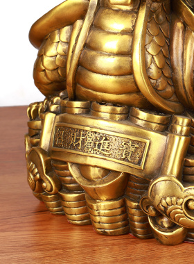 纯铜龙龟摆件八卦金钱龙头龟大小号助财家居客厅办公室收银台摆设