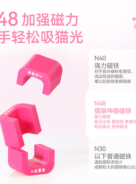U形超强磁力自动秒吸猫眼