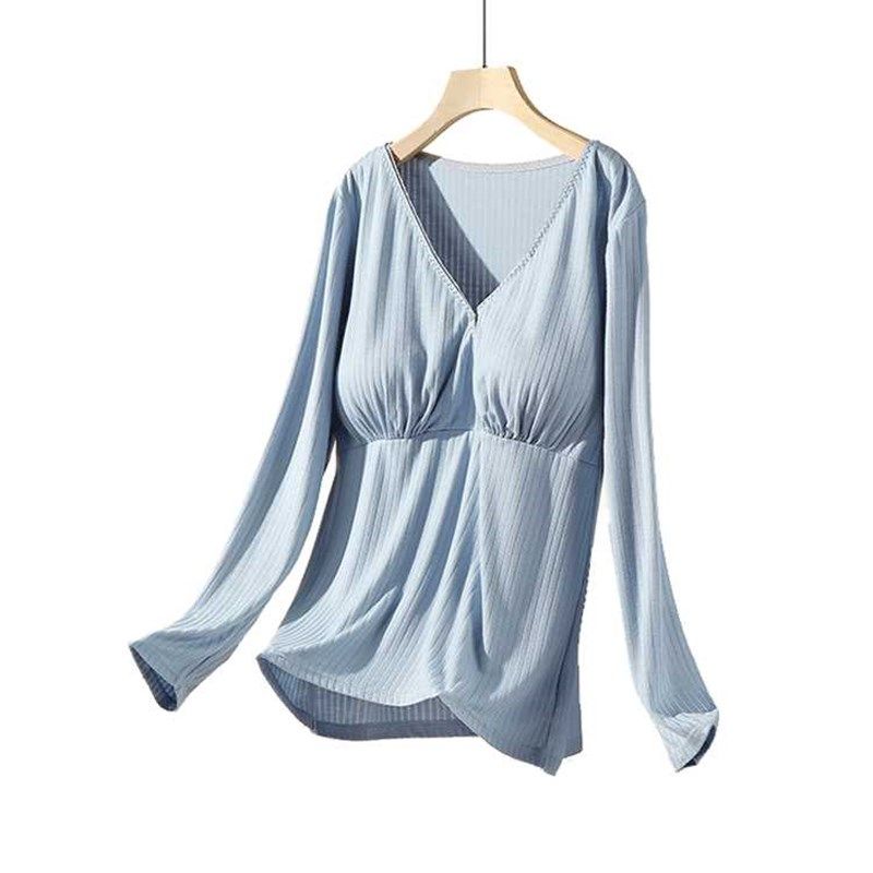 产后哺乳上衣外出月子服睡衣喂奶孕妇秋衣打底衫春秋冬季薄款夏季,淘宝优惠券,粉丝福利购,淘宝优惠卷