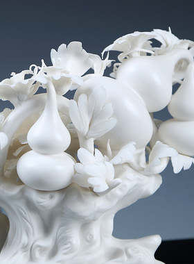 陶瓷花摆件客厅装饰乔迁送礼