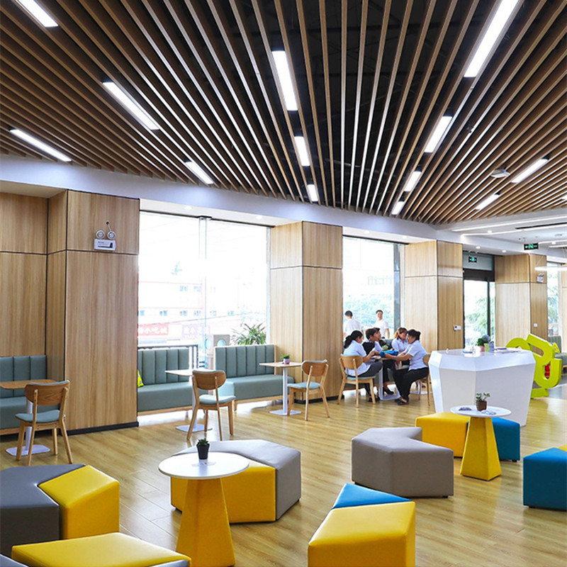 方通灯铝方通专用格栅吊顶灯超市商场健身房吊灯办公灯led长条灯 - 图2