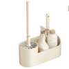 Suction cup toilet brush wall-mounted household no dead ends 2024 new toilet brush toilet toilet rack special brush