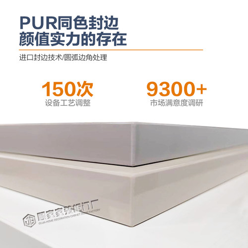 全铝门板定制18厘铝合金柜门铝蜂窝带框橱柜门订做PET肤感衣柜门 - 图2