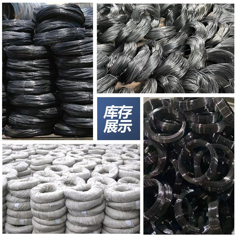 黑铁丝金属丝冷拉衣架丝镀锌铁丝建筑捆绑捆扎低碳钢 - 图2