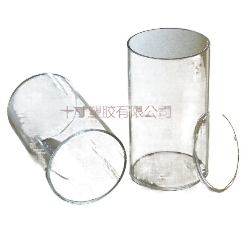 高透明有机玻璃圆管制品 封底不漏水亚克力圆桶 打孔法兰,淘宝优惠券,粉丝福利购,淘宝优惠卷