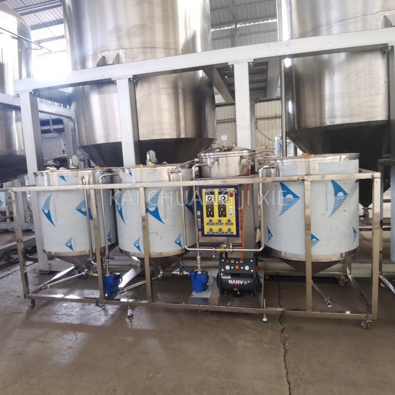 三罐不锈钢精炼设备 花生油大豆油脱磷酸设备 全自动毛油精炼机,淘宝优惠券,粉丝福利购,淘宝优惠卷