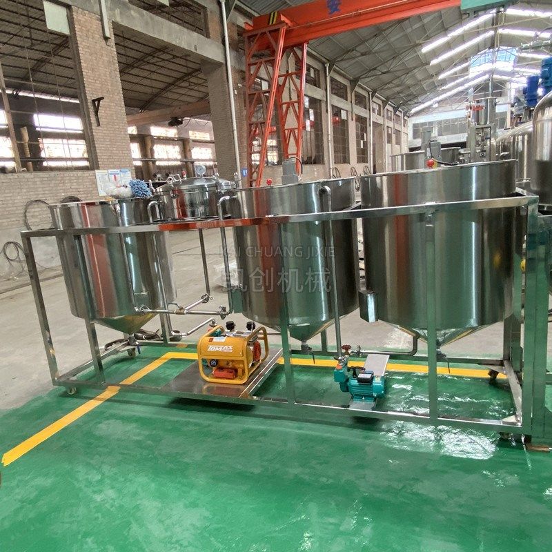 三罐不锈钢精炼设备 花生油大豆油脱磷酸设备 全自动毛油精炼机,淘宝优惠券,粉丝福利购,淘宝优惠卷