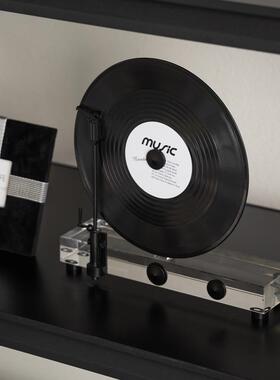 意式轻奢电视柜壁龛摆件客厅样板房书柜开放格高级感艺术软装饰品