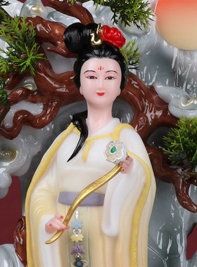 黄家姑娘公子拜月教主黄鼠狼人像黄大xian家用四大家族黄xian摆件