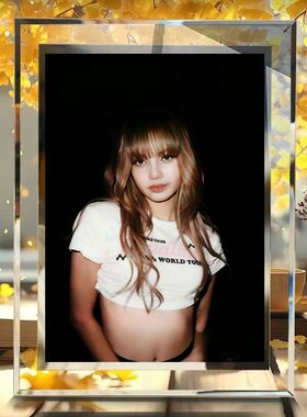 BlackPinkLisa水晶玻璃相框