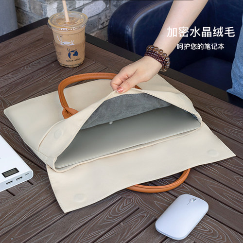 适用苹果macbook笔记本air13华为matebook14寸neo联想小新pro16电脑包平板华硕小米惠普手提公文通勤15.6男女 - 图1