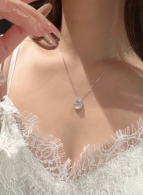 S925银新中式玉髓葫芦吊坠项链