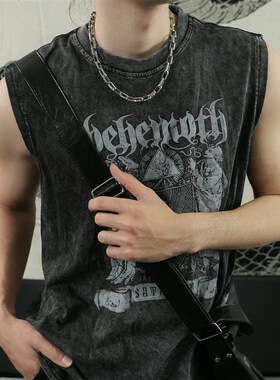 SAZ 高街锁链金属感宽版粗款古巴项链男女欧美嘻哈颈链锁骨链配饰